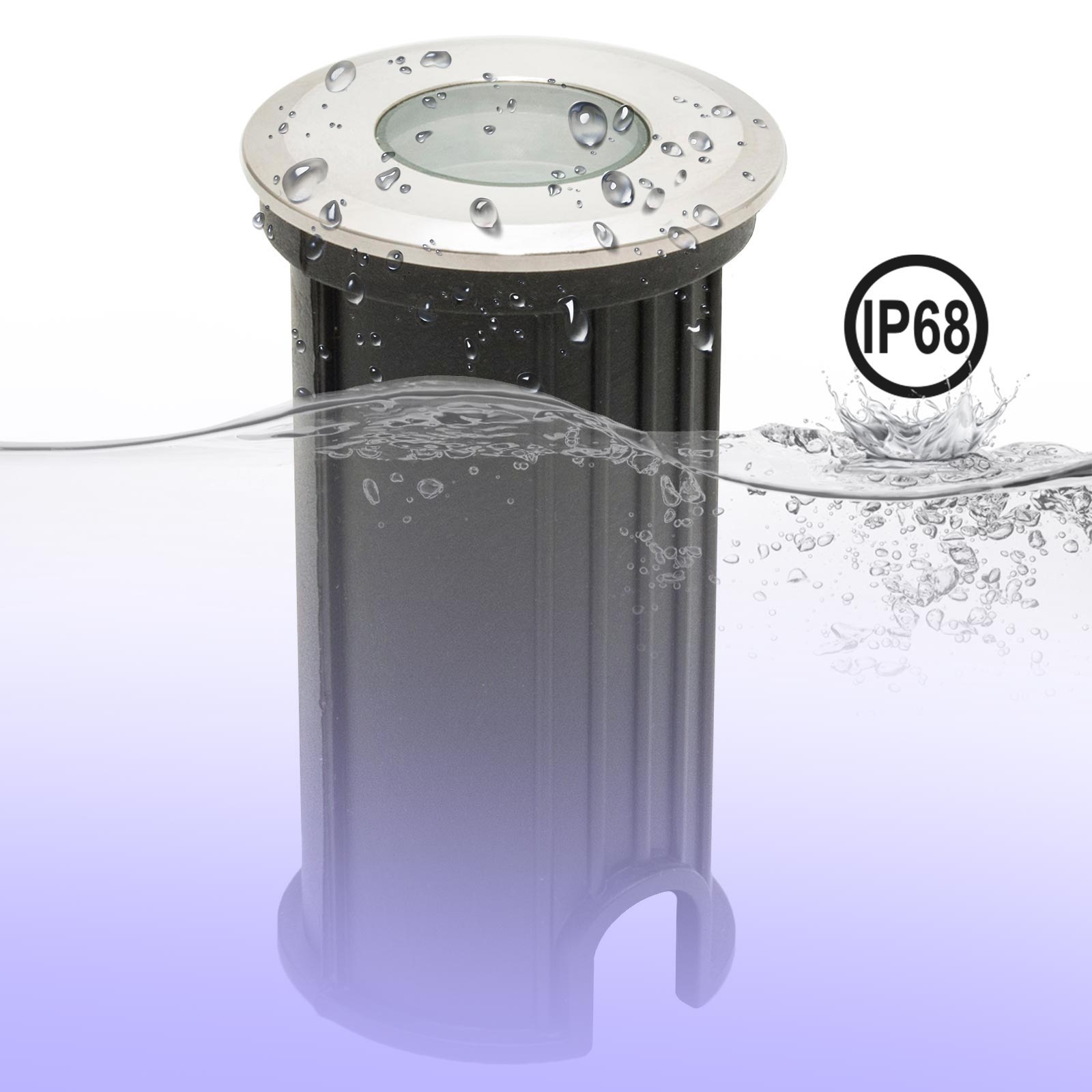10 Projecteurs LED Encastrables WiFi 12V - Contrôle Par App - Éclairage Extérieur