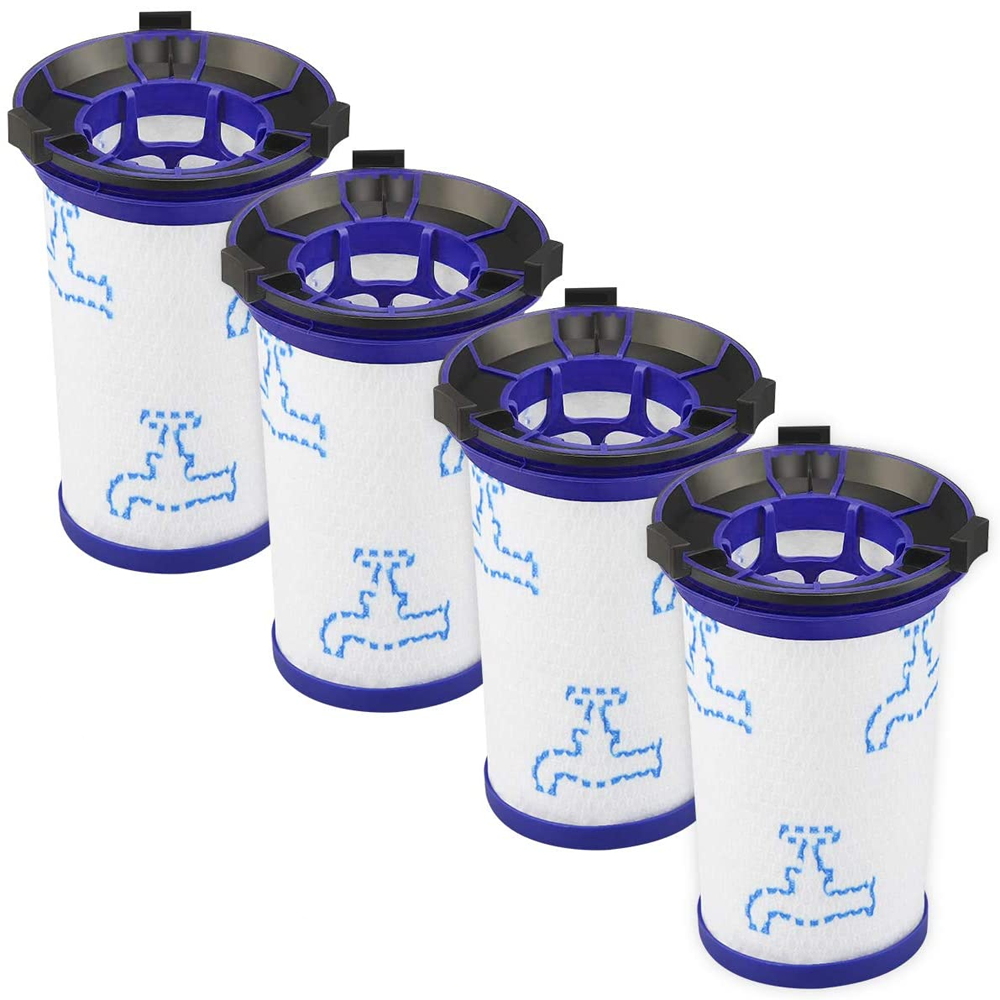 Zestaw 4 filtrów wymiennych do odkurzacza Rowenta Air Force 360, obejmujący modele RH9037, RH9038, RH9039, RH9051WO, RH9057WO i RH9086W