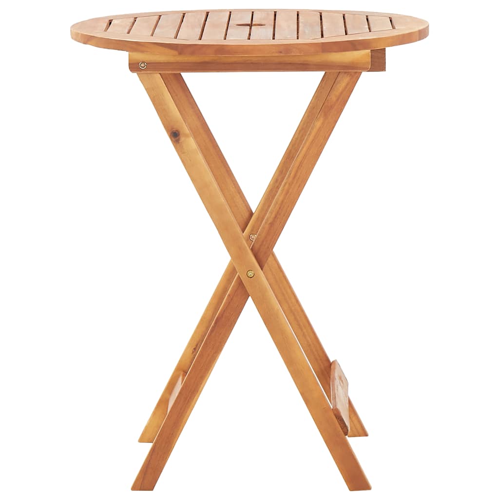 Table d'appoint d'extérieur rectangulaire en Bois Marron 2 places - 4