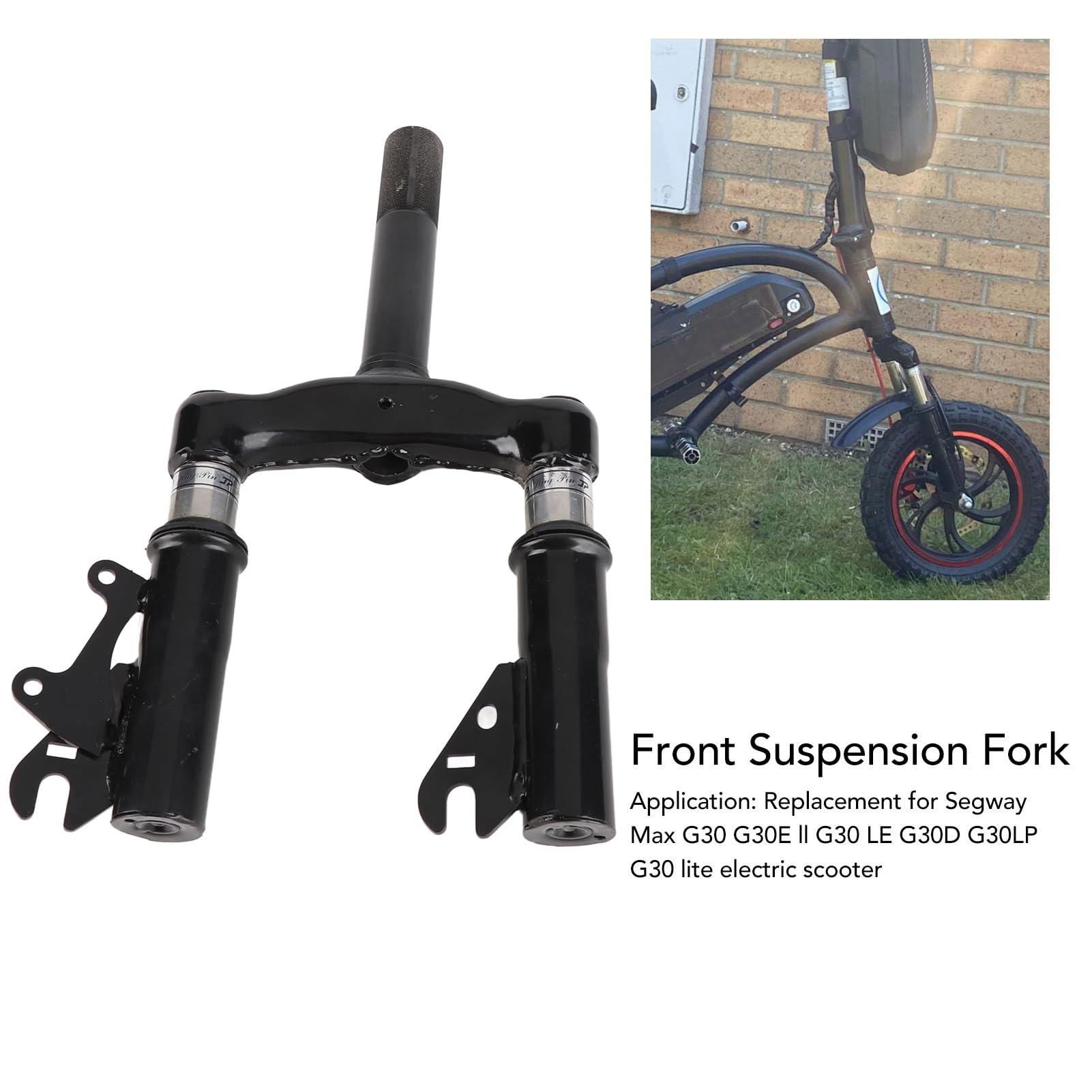 Forcella Anteriore Sospesa Per M365 Pro 1S In Alluminio Doppia Molla Assorbimento Urti - 3