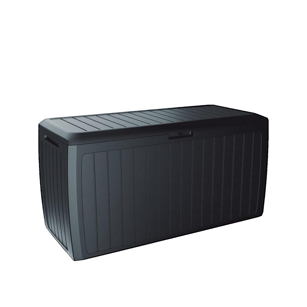 Bac de jardinage 290 litres Prosperplast Boxe Planche en plastique de couleur anthracite 116,6 x 47 x 59,5 cm - 3