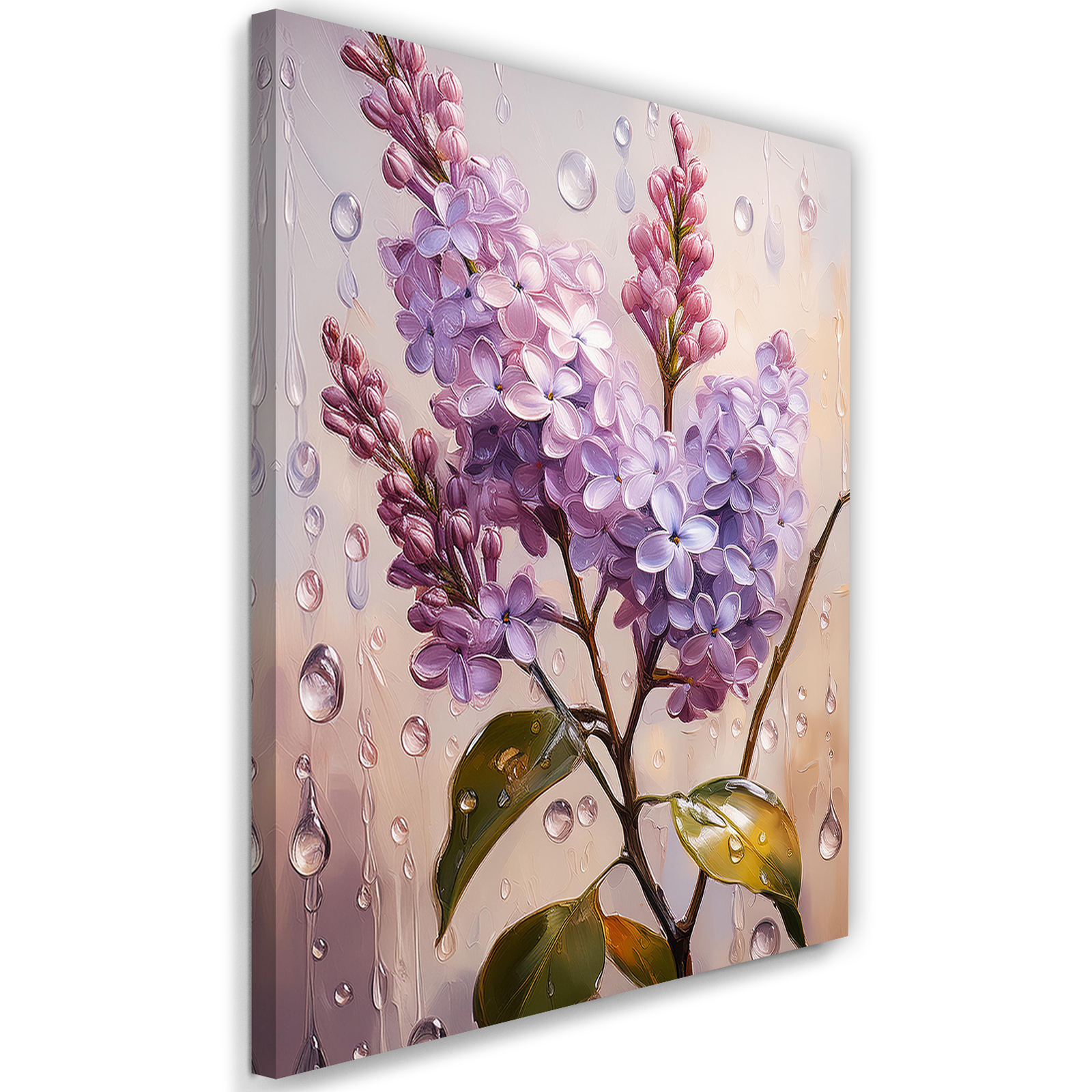 Obraz na płótnie, Bez Fioletowe Kwiaty Natura 40x60