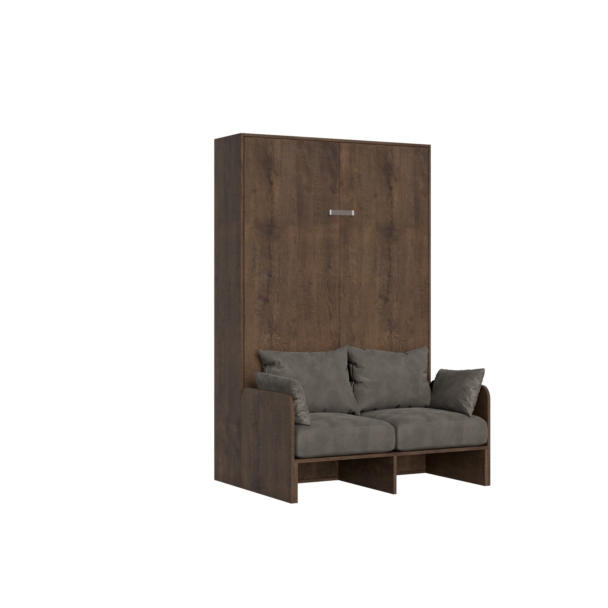 Sofa Kentaro 140 cm, rozkładana, pionowa, orzech