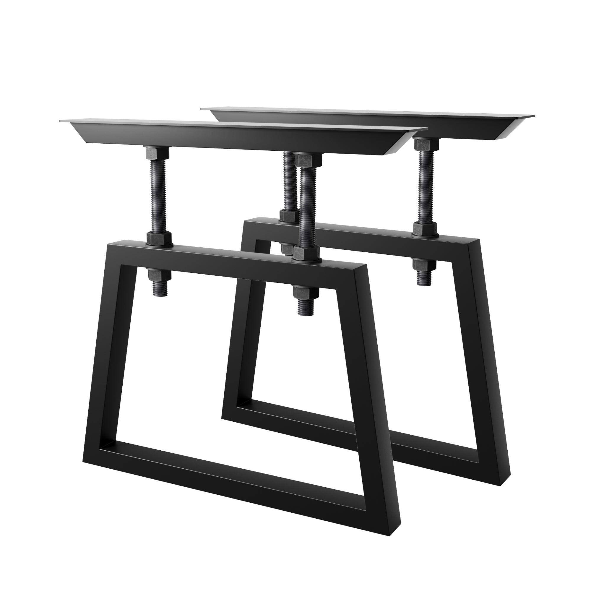 Enenes Gambe Da Tavolo Pieghevoli 4 Pezzi Gambe Da Tavolo Pieghevoli A Forcina 12,6 Pollici - Foto 5