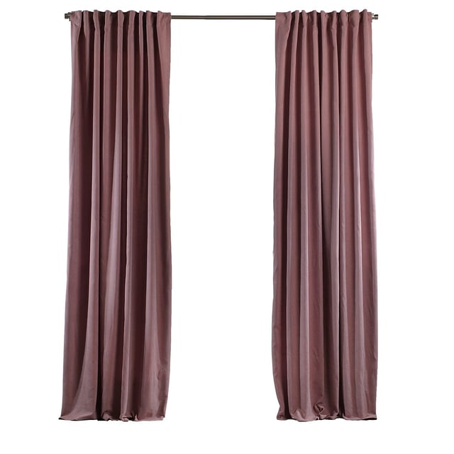 Aspect velours 1 pièce XL long rose 140*200