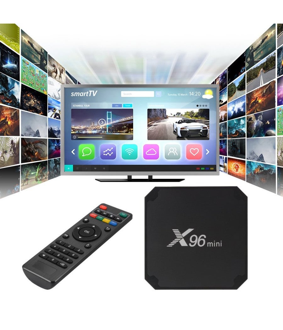 Trade Shop - X96 Mini Android Box 7.1 Quad-core S905w 2gb 16gb 4k Smart ...