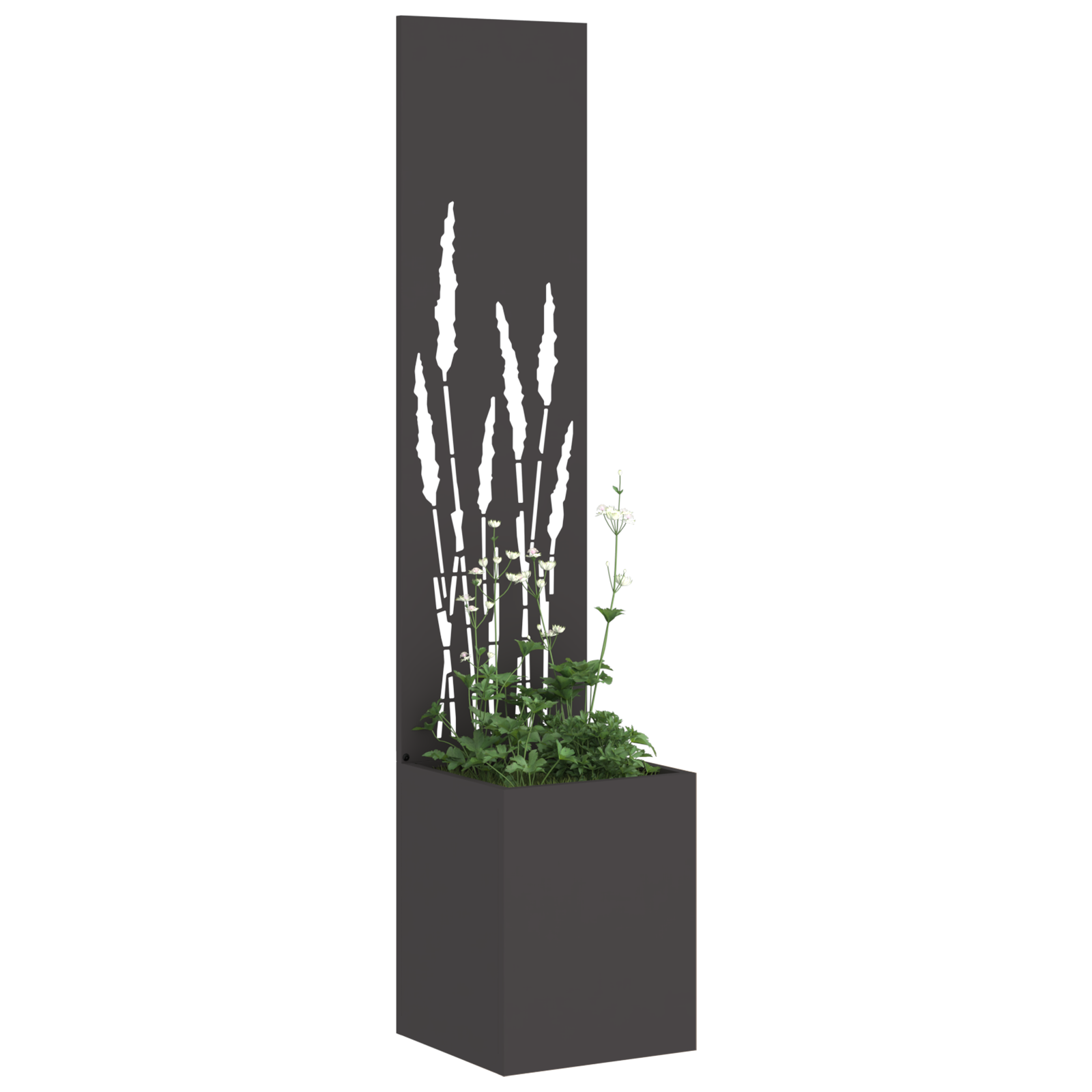 Écran de confidentialité de jardin Noir 32 x 32 x 150 cm vidaXL - 3