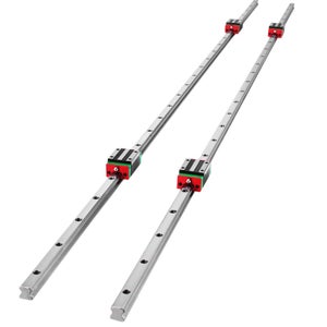 Rail Guidage GooEquip - Guide Linéaire SBR16 - 1 000 Mm - 2 Rails Linéaires Et 4 Rail Lineaire