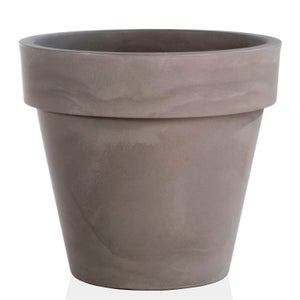 Vaso TUBUS SLIM Lucido 8L - Dimensioni 20x20x38,1 Cm, Colore Bianco, Design Essenziale In Plastica - 3