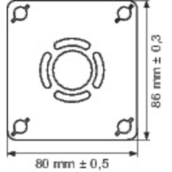 Sortie cloison ROBIFIX Mono PER Ø12-F 1/2 à glissement - 2