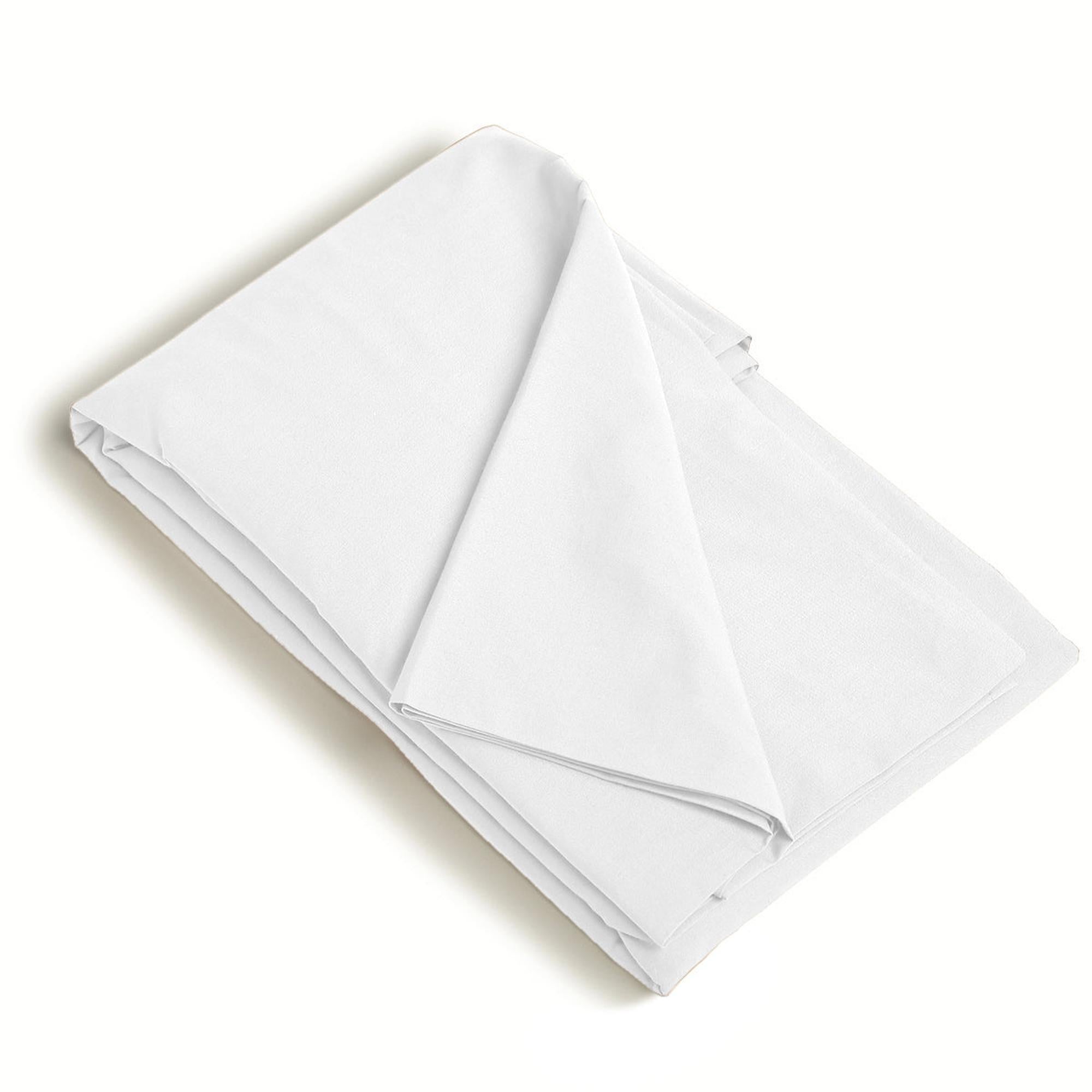 Housse de couette 260x240 satin lavé de coton bio blanc - 4