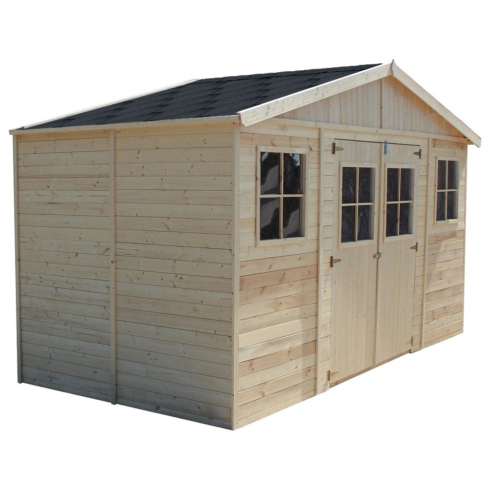 Bardeaux bitumineux Hexagonal Rock H-BLACK, couleur noir - bitume toiture - 6