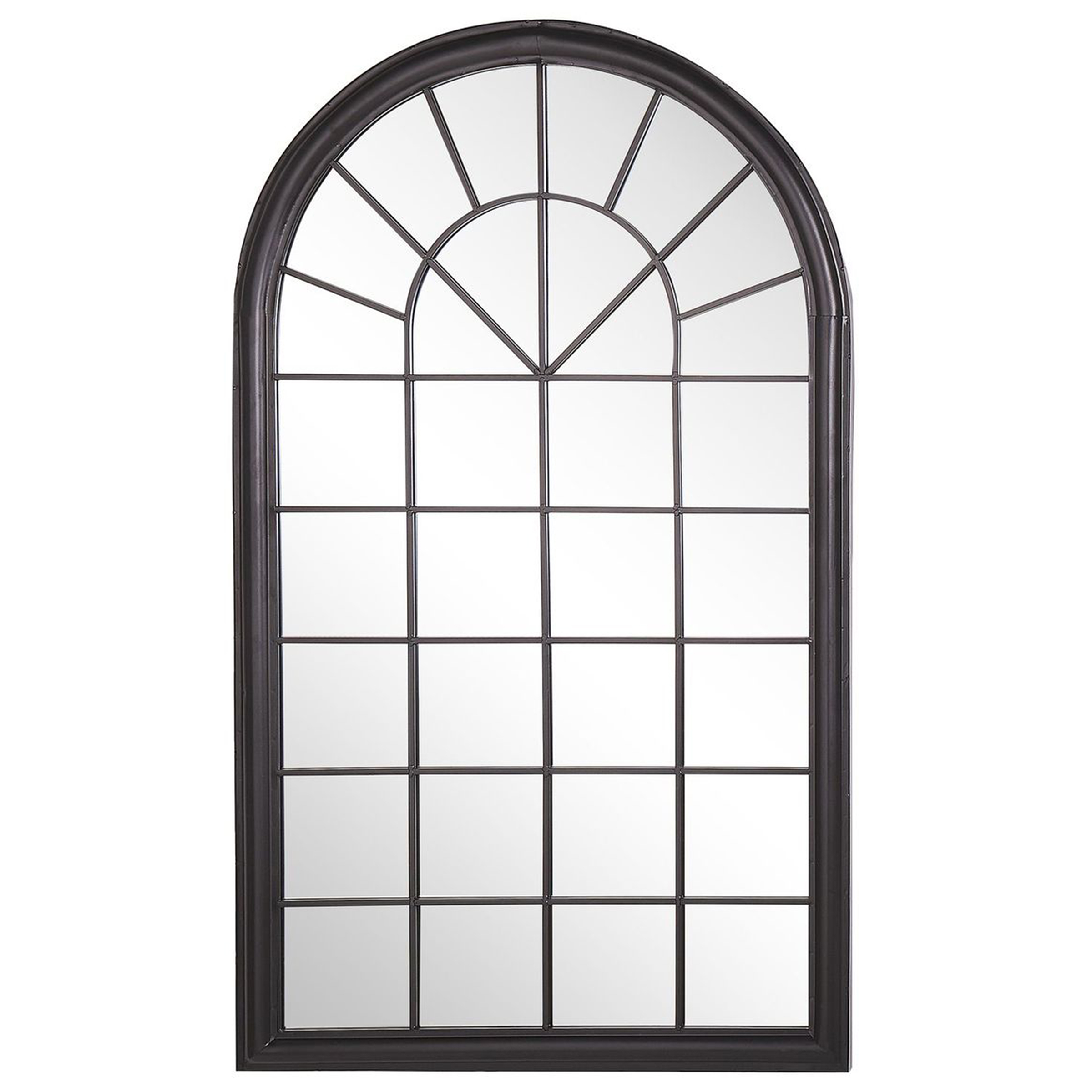 Oglindă de perete TREVOL 77 cm 130 cm Metal Negru