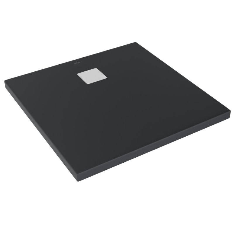 Plato de ducha cortable 100 x 100 villeroy et boch exclusiva cuadrada antracita