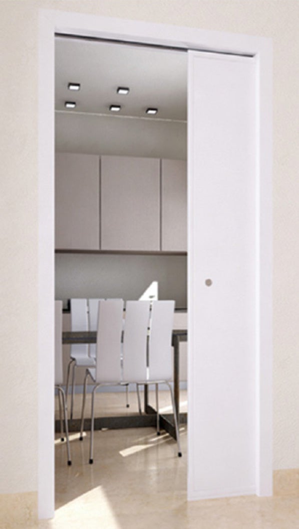 Casoneto puerta corredera para tabique de ladrillo/revoco de 90mm - 60X203 - 3