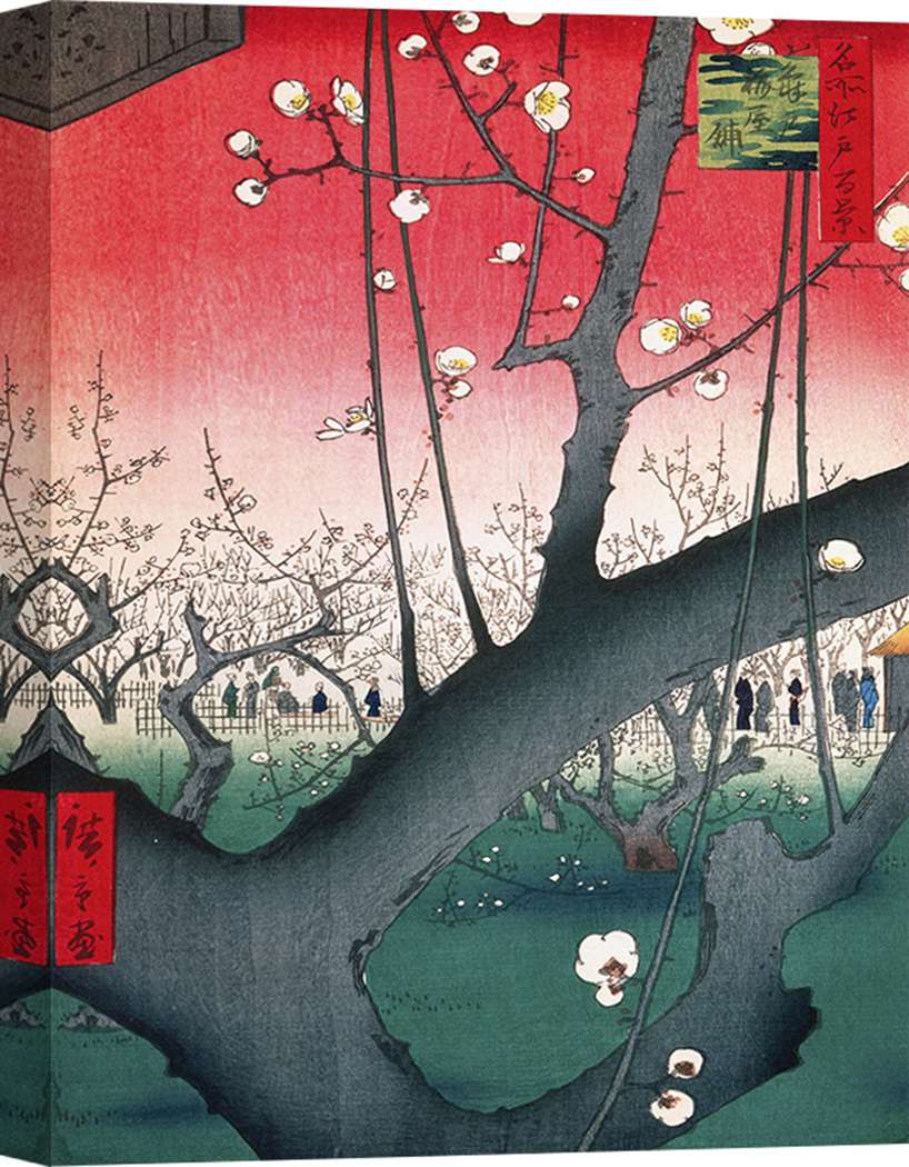 Affiche Poster Japon Grues Image Decoration murale Tableaux pour la mur
