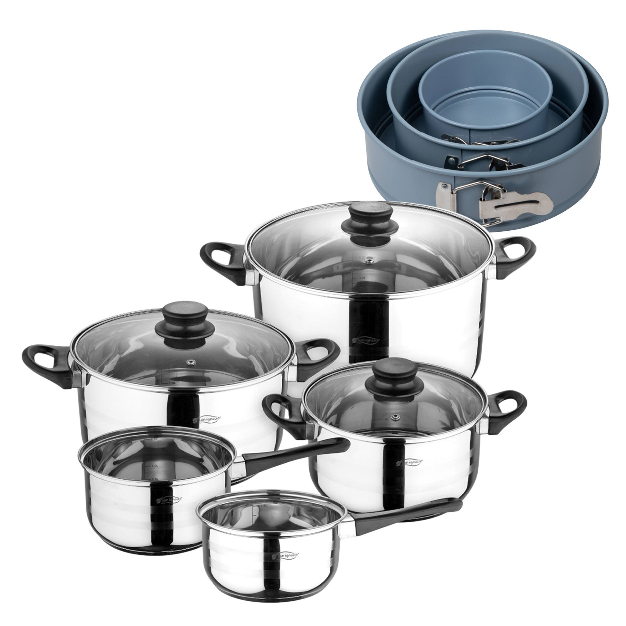 Baterias de cocina san ignacio toledo con juego de moldes horno