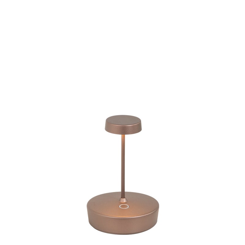 Фото - Настільна лампа Zafferano Lampa stołowa LED Swap mini pro, brązowa, akumulatorowa i ściemnialna - 2W, 2200-2700-3000K, IP65