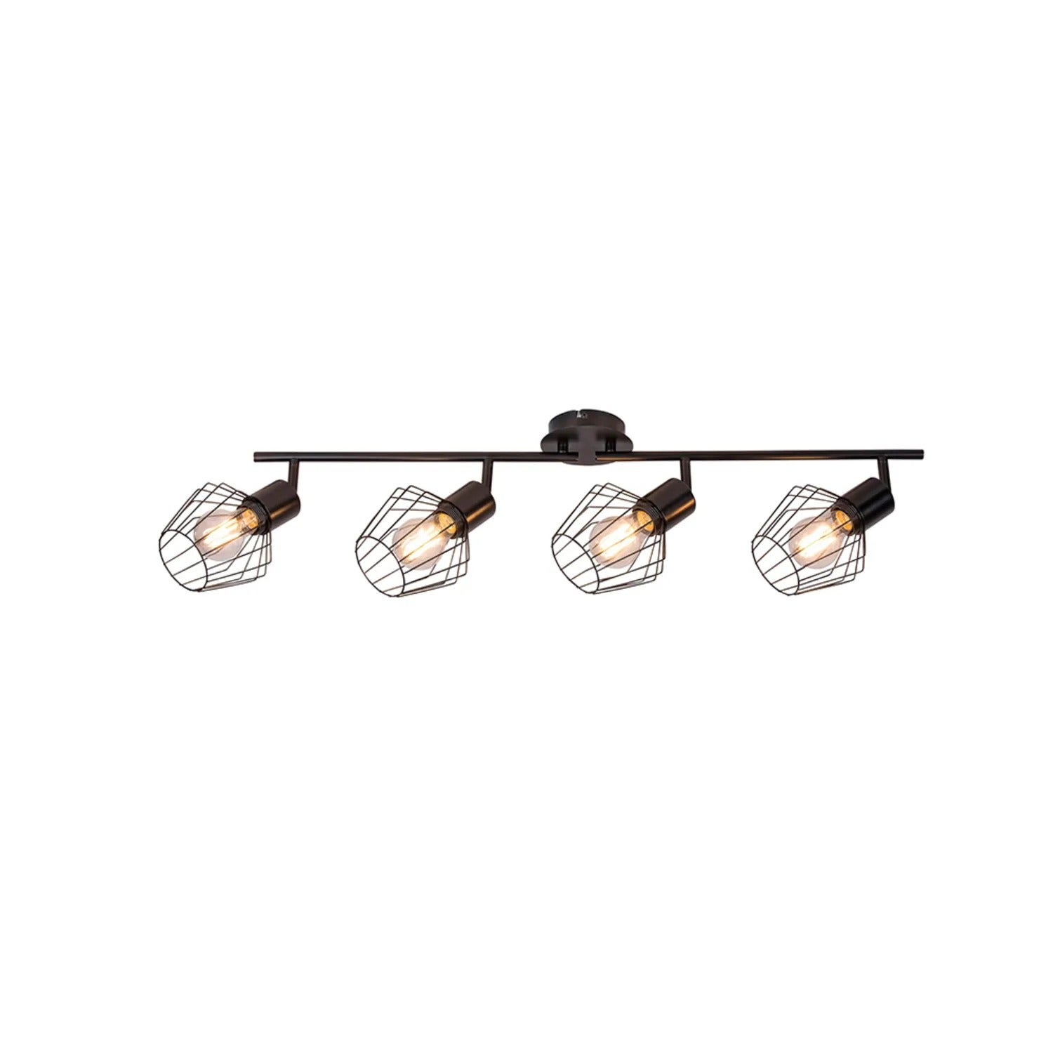 Lampa sufitowa Belano czarna 4xE27x40W metal wym:26,5x75,5x26,5cm IP20 Rabalux