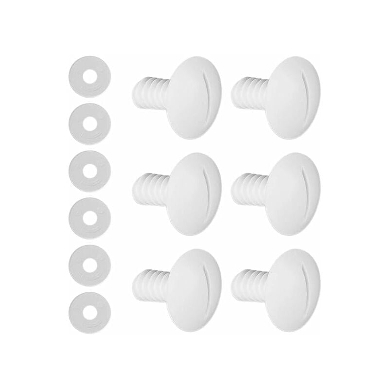 Śruby do kół z podkładkami nr części C55 C-55 do części do odkurzacza basenowego Polaris 180 280, 6 szt.