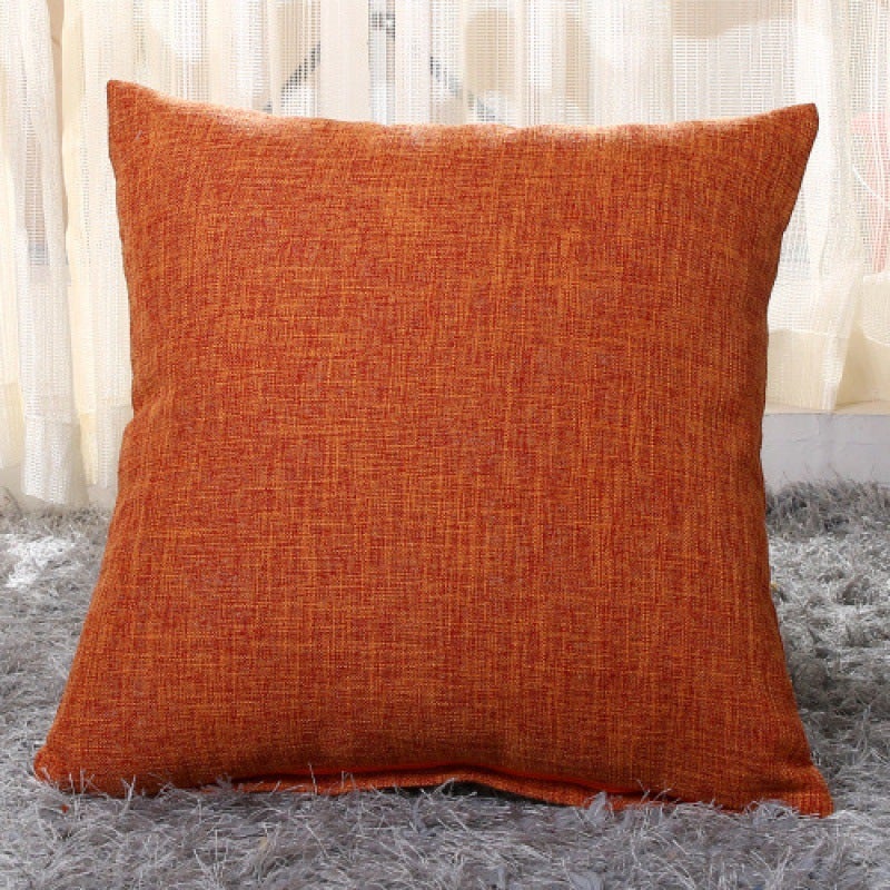 Merrycolor 2 Federe Cuscino Quadrate 45x45 Cm – Lino Ed Ecopelle Nera A Strisce, Moderne Per Divano