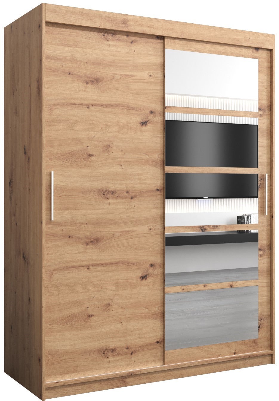 Szafa przesuwna garderoba ROMA 1 150 x 62 x 200 cm Artisan - Abiks Meble