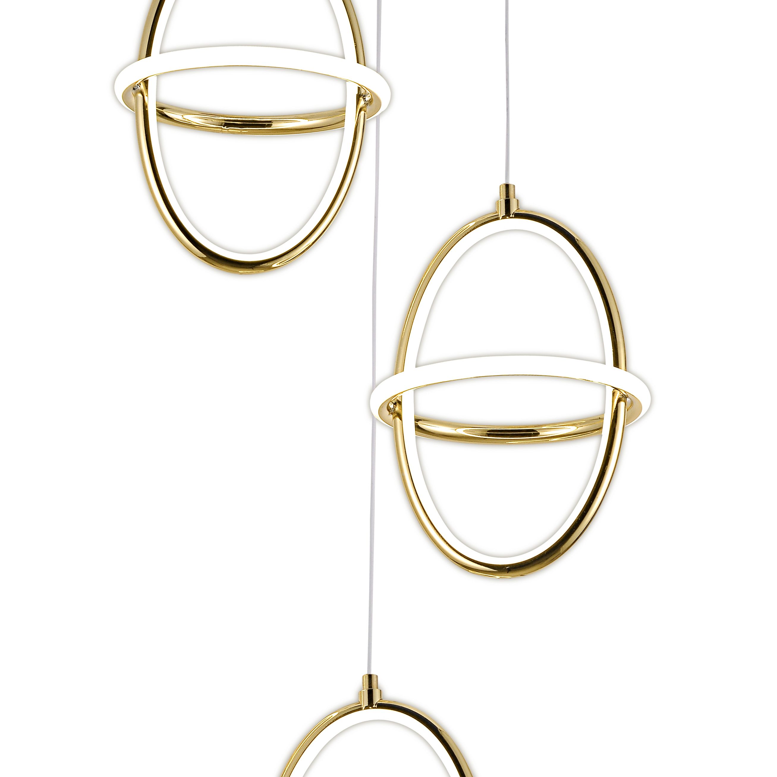 Lampa Sufitowa Wisząca Led Toolight G064-3Cpr Złoty - 4