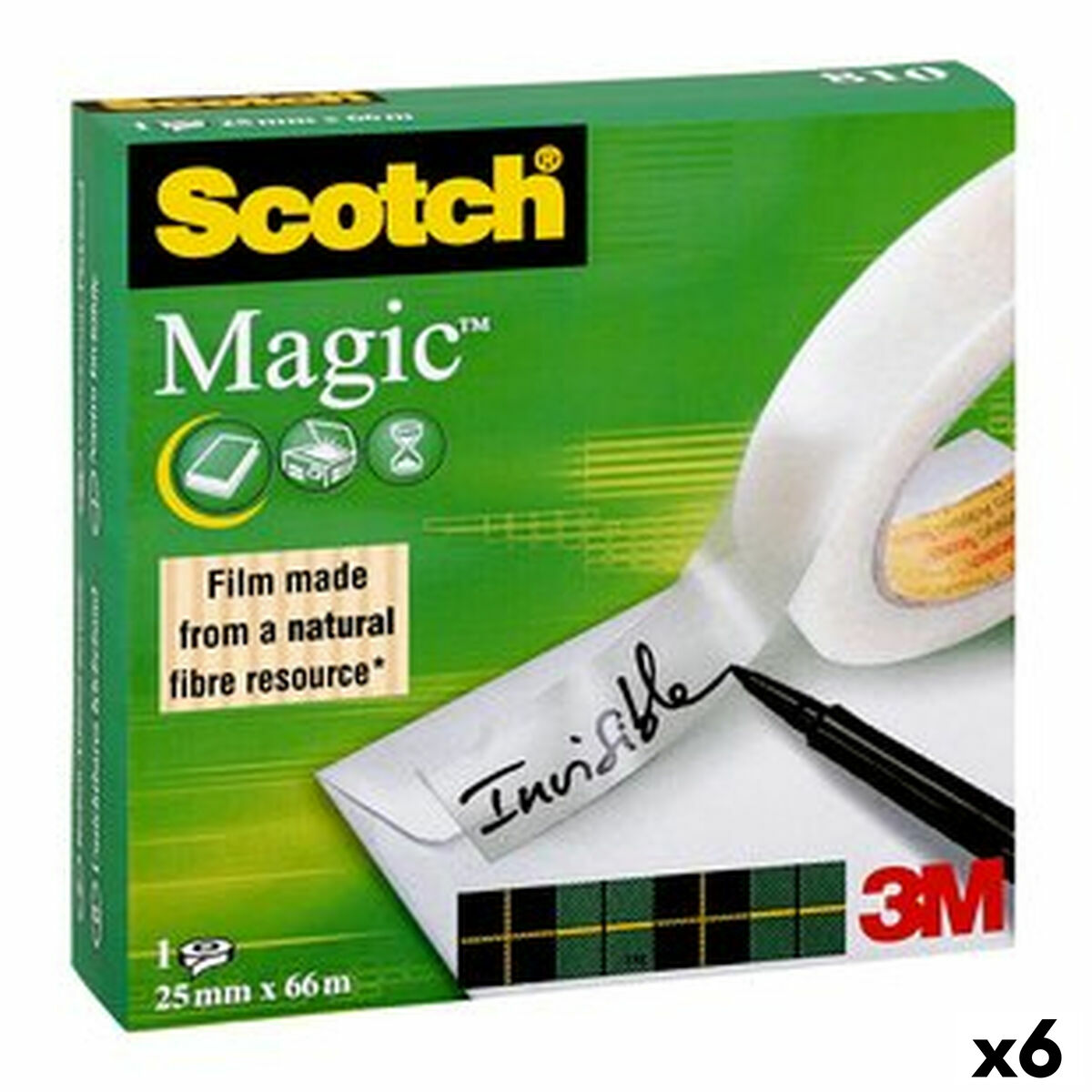 Nastro Adesivo Trasparente Scotch - 25mm X 50m, Facile Da Strappare E Resistente - Foto 7