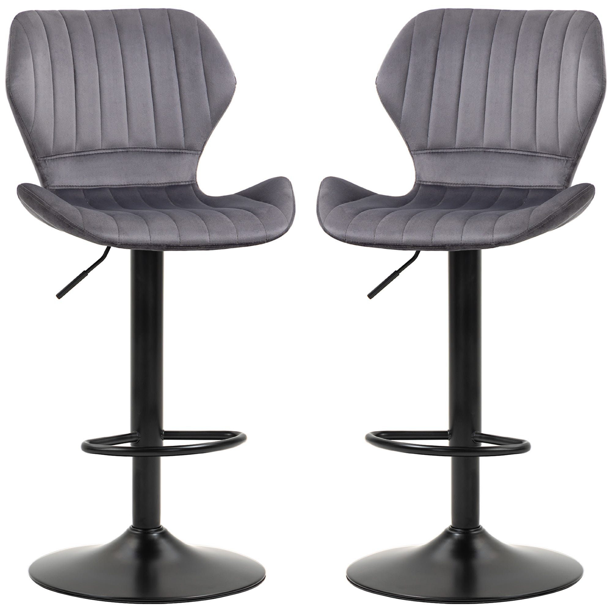 HOMCOM Set 2 Sgabelli Da Bar Con Schienale E Poggiapiedi, Sgabelli Da Bar Con Schienale E Poggiapiedi Sgabelli Da Cucina Girevoli Con Altezza Regolabile 38x42x82 104cm Bianco 85637196 HOMCOM Set 2 Sgabelli Da Bar Con Schienale E Poggiapiedi, Sgabelli Da Bar Con Schienale E Poggiapiedi Sgabelli Da Cucina Girevoli Con Altezza Regolabile 38x42x82 104cm Bianco 85637196