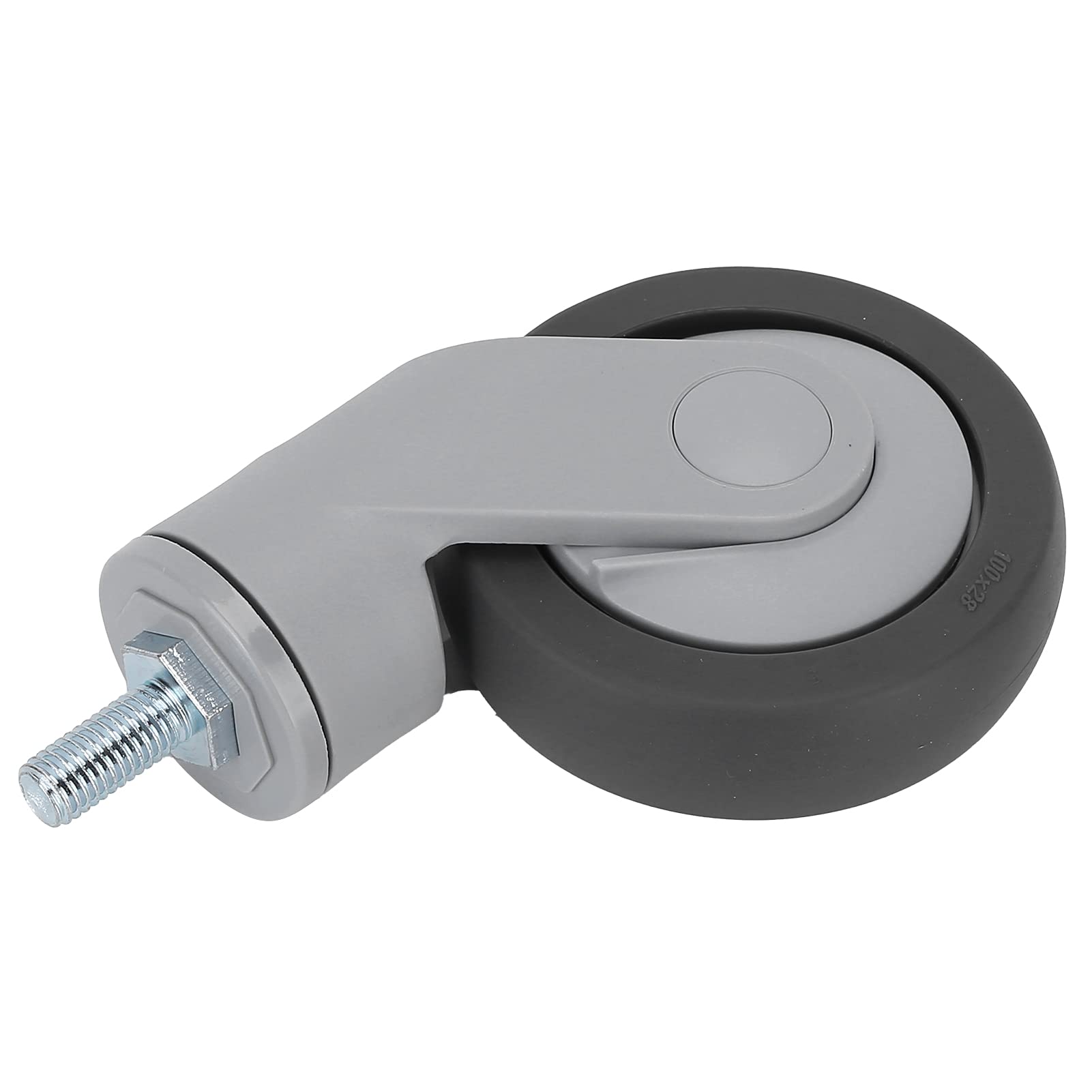 XYWHPGV Roulette Pivotante TPR 3 Pouces M12x30mm - Charge 100kg Gris - Lot 1