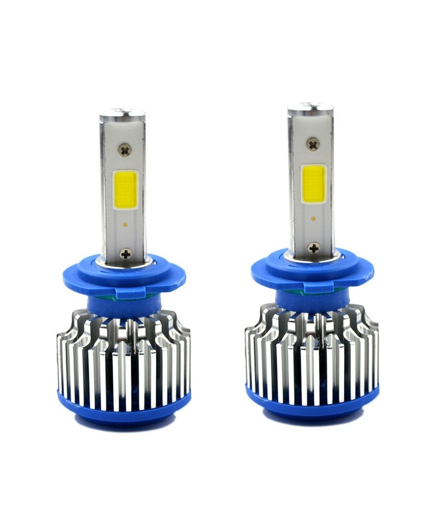 Trade Shop - Kit H7 Lampade A Led Cree Full Led 2600 Lumen 6000k 24w Ip68 Led Cree Cob 360° - - 5
