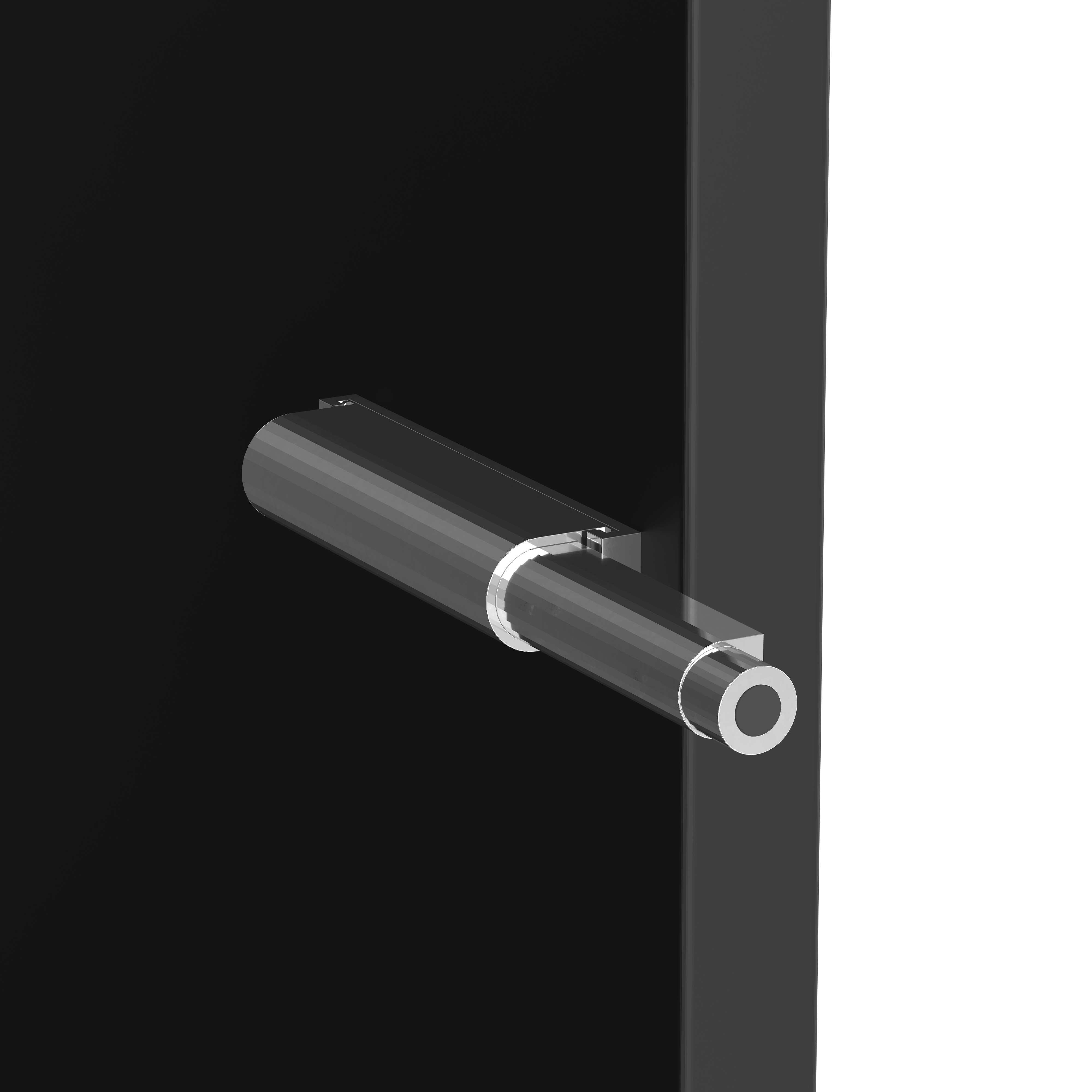 Wielofunkcyjna witryna LED 40×29×170 cm – nowoczesny ekspozytor z kolorowym oświetleniem, pilotem i akrylowymi panelami - 7