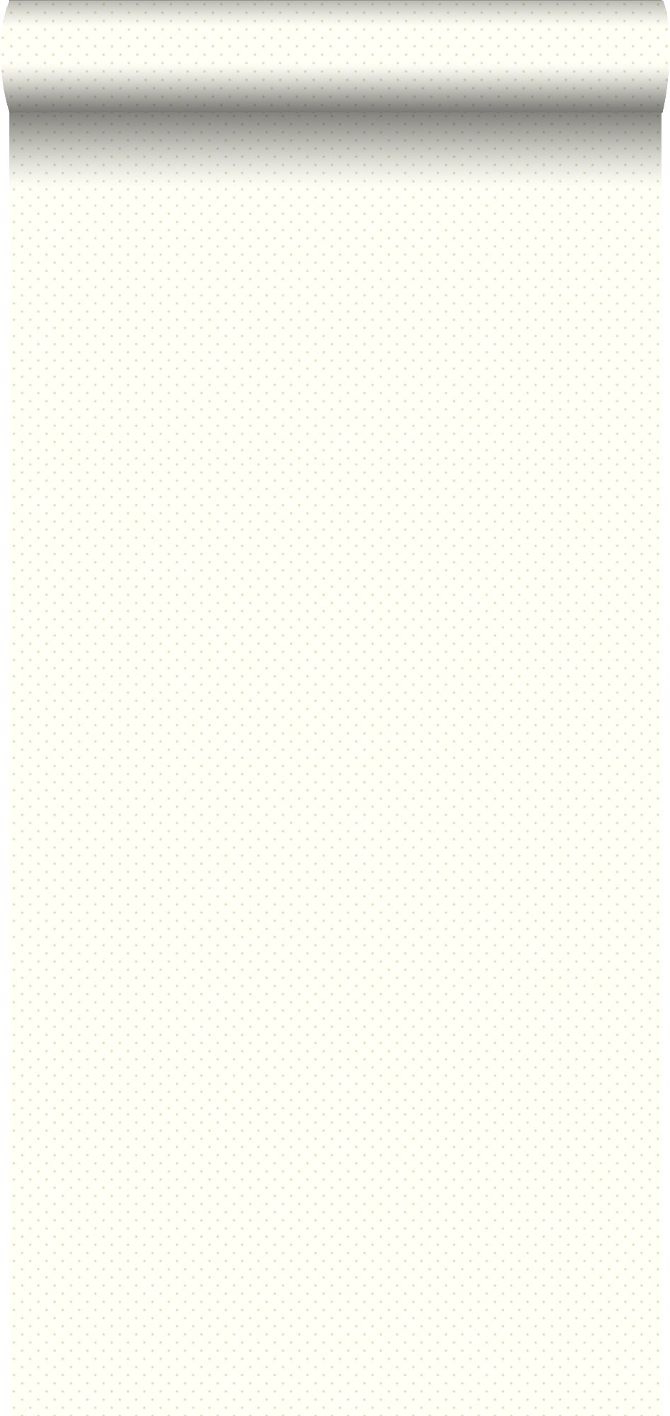 Tapeta małe kropki złamanej bieliIsrebrnym - 53 cm x 10.05 m - ESTAHOME