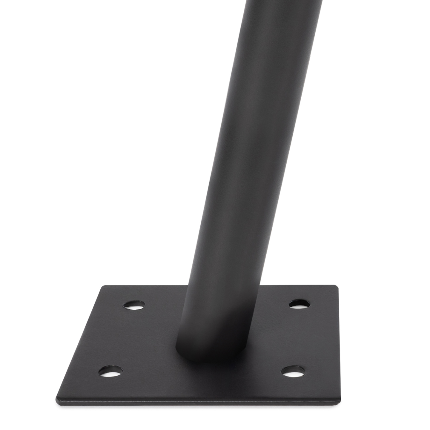 Mât de fixation pour voile d'ombrage H. 220 CM poteau et base acier - 3