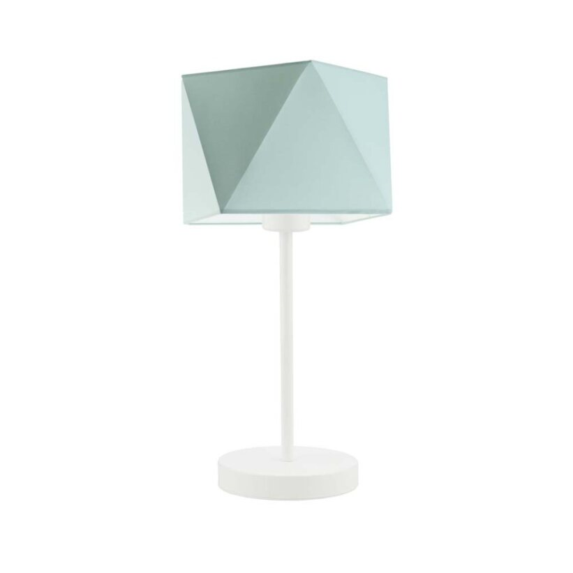 Lampka nocna na biurko lampa biurkowa LED z abażurem diament BURNE