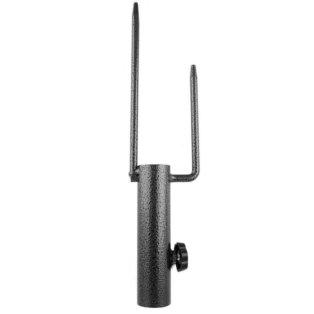 Support Parasol De Plage En Acier Inoxydable KENANLAN - Résistant Au Vent - Pour Pêche, Plage, Parc