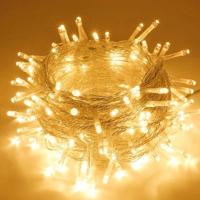 50 m 400 LED Łańcuch świetlny, LED Światło Łańcuch Świąteczny Ciepła biel Na zewnątrz Girlanda świetlna Wodoodporna z 8 trybami Dekoracja na imprezy