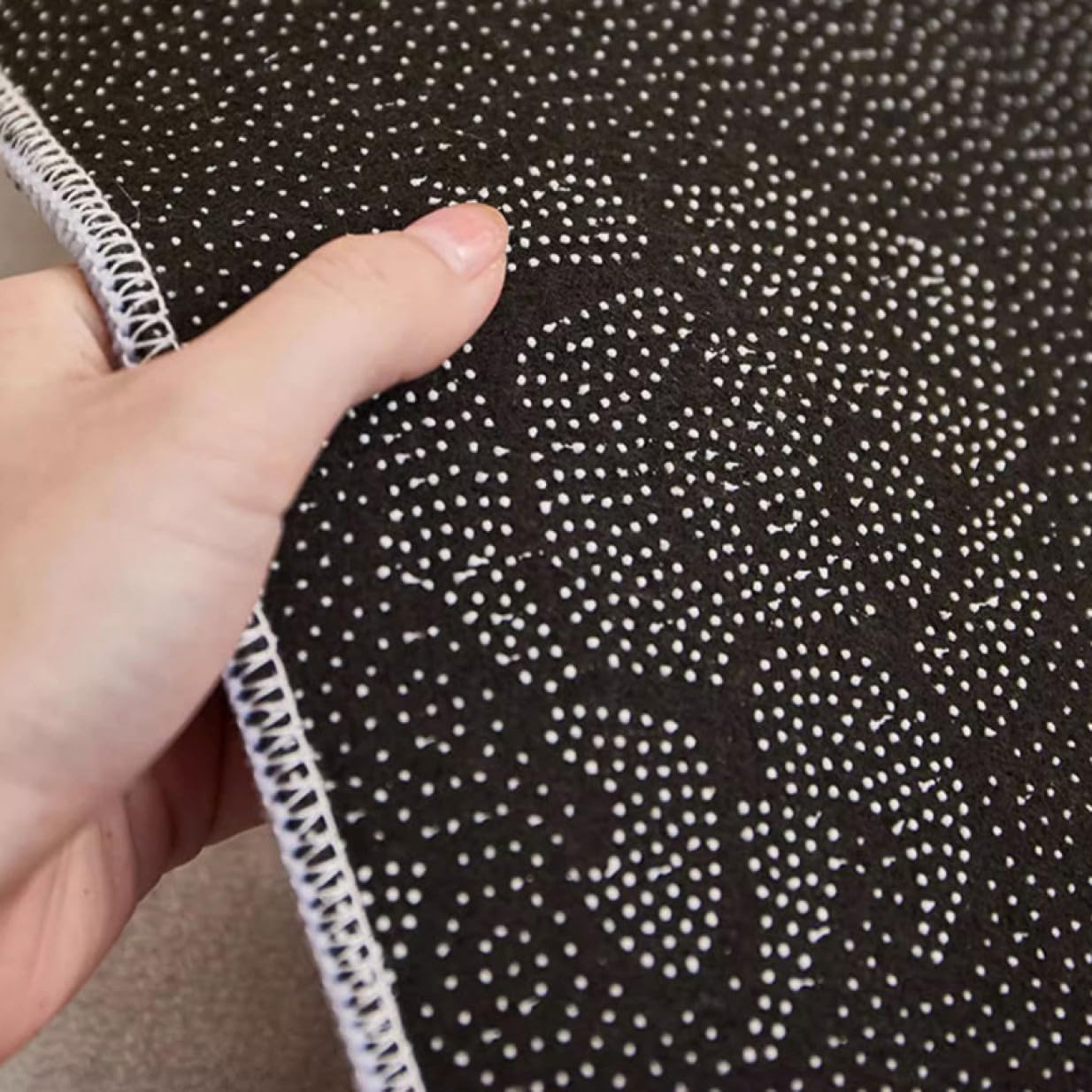 Alfombra lavable para sala de estar, 60 x 90 cm, alfombra vintage de pelo corto, alfombra suave para dormitorio, alfombra antideslizante - 3