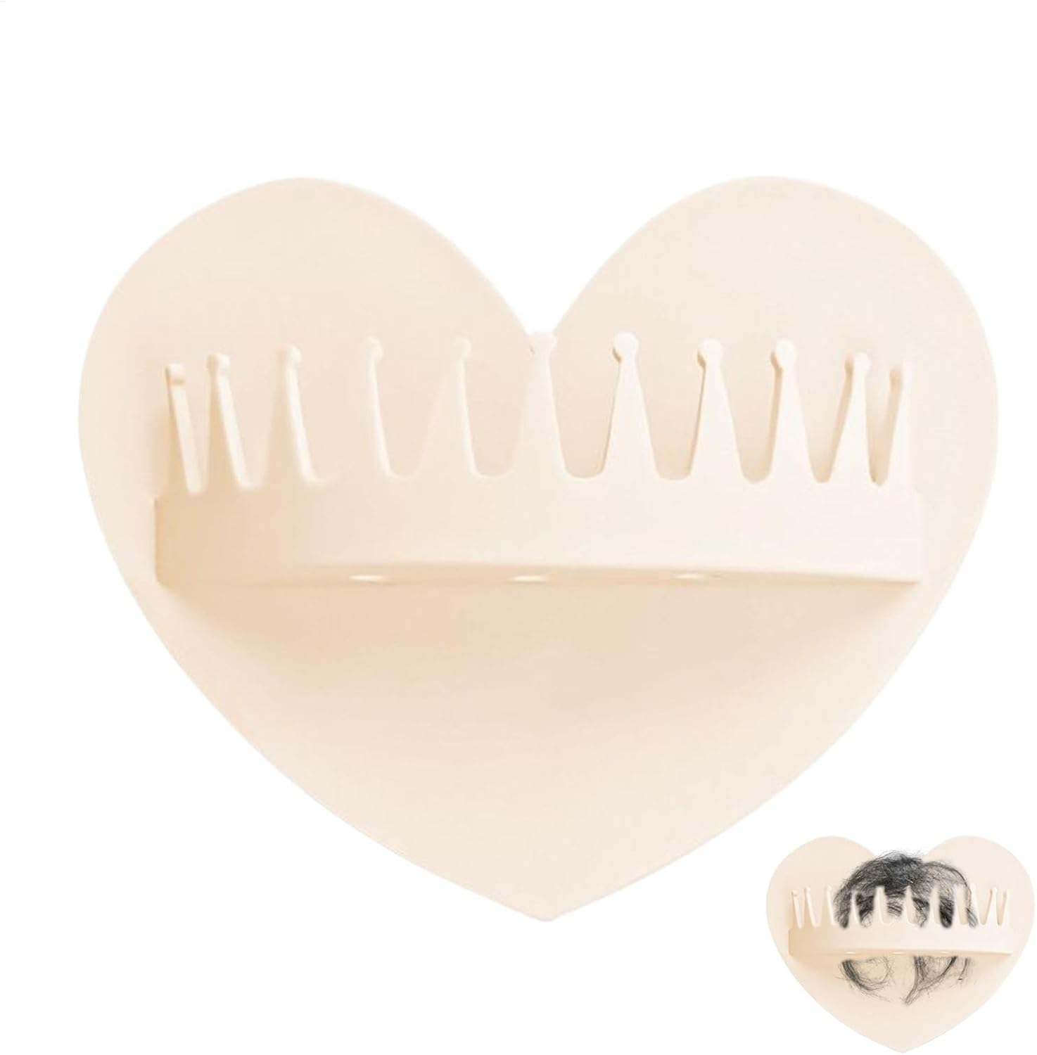 Attrape-Cheveux Mural Douche – Piège à Cheveux Silicone Réutilisable – Installation Facile Sans Vis – Salle De Bain Propre
