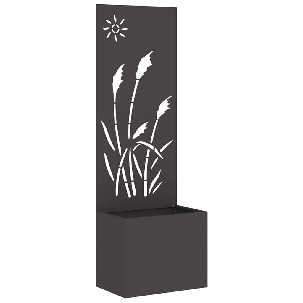 Écran de confidentialité de jardin Fretwork Noir 50 x 150 cm vidaXL - 2