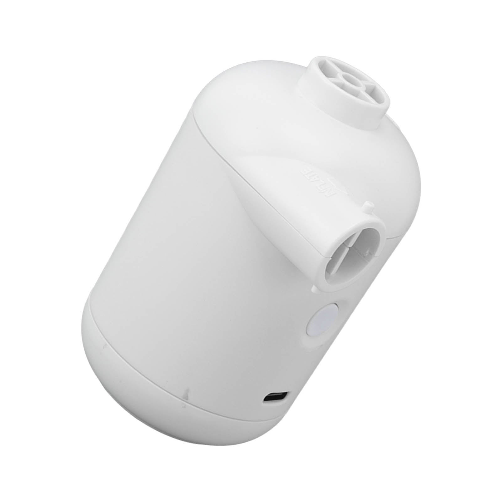 Bomba eléctrica portátil 0,3 psi para bolsas, colchones inflables, flotadores – Mini bomba USB 4 boquillas – ComfortXL - 7