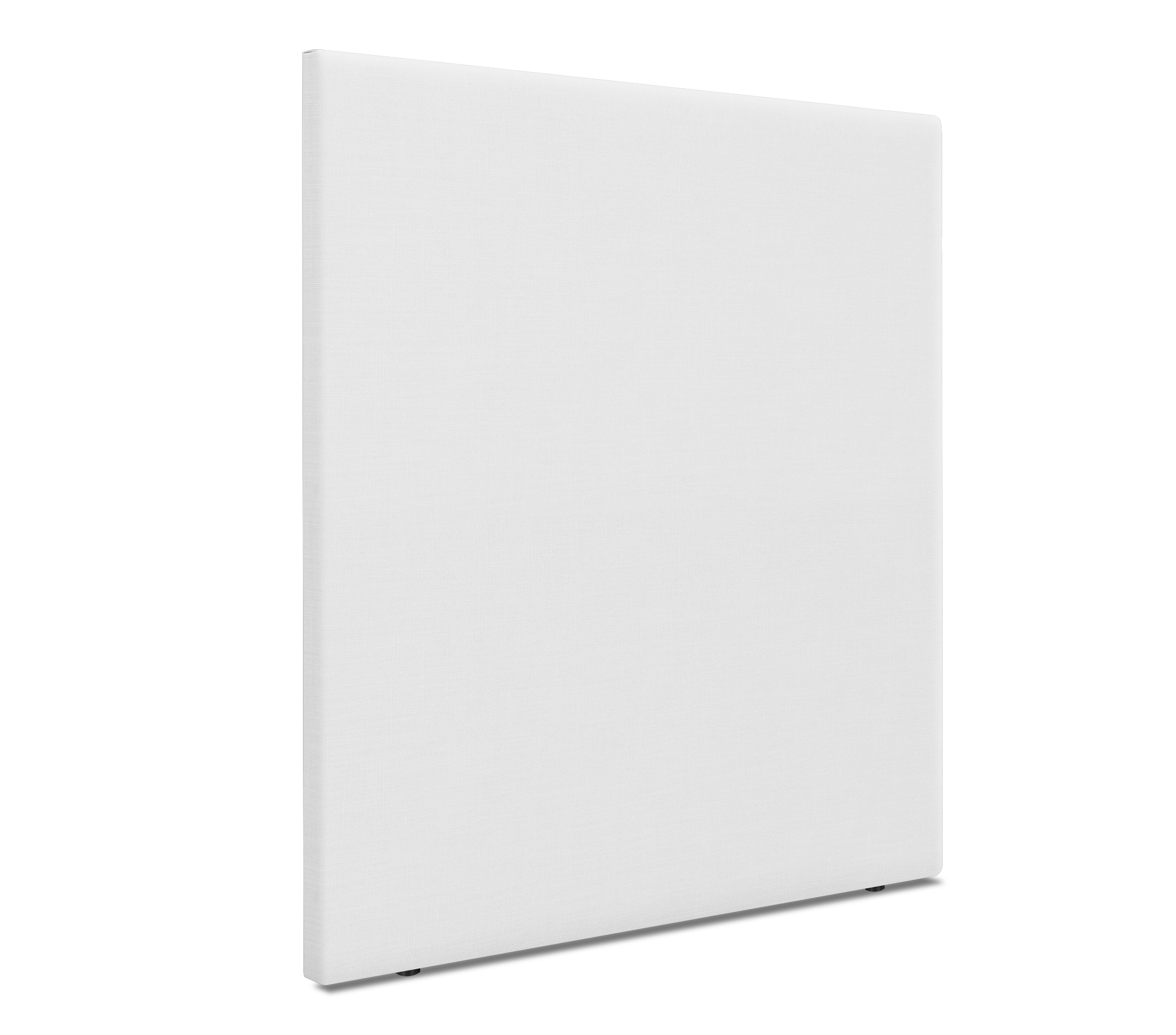 Dhome cabecero de lino natural liso hasta el suelo 110x120cm camas 105 - blanco