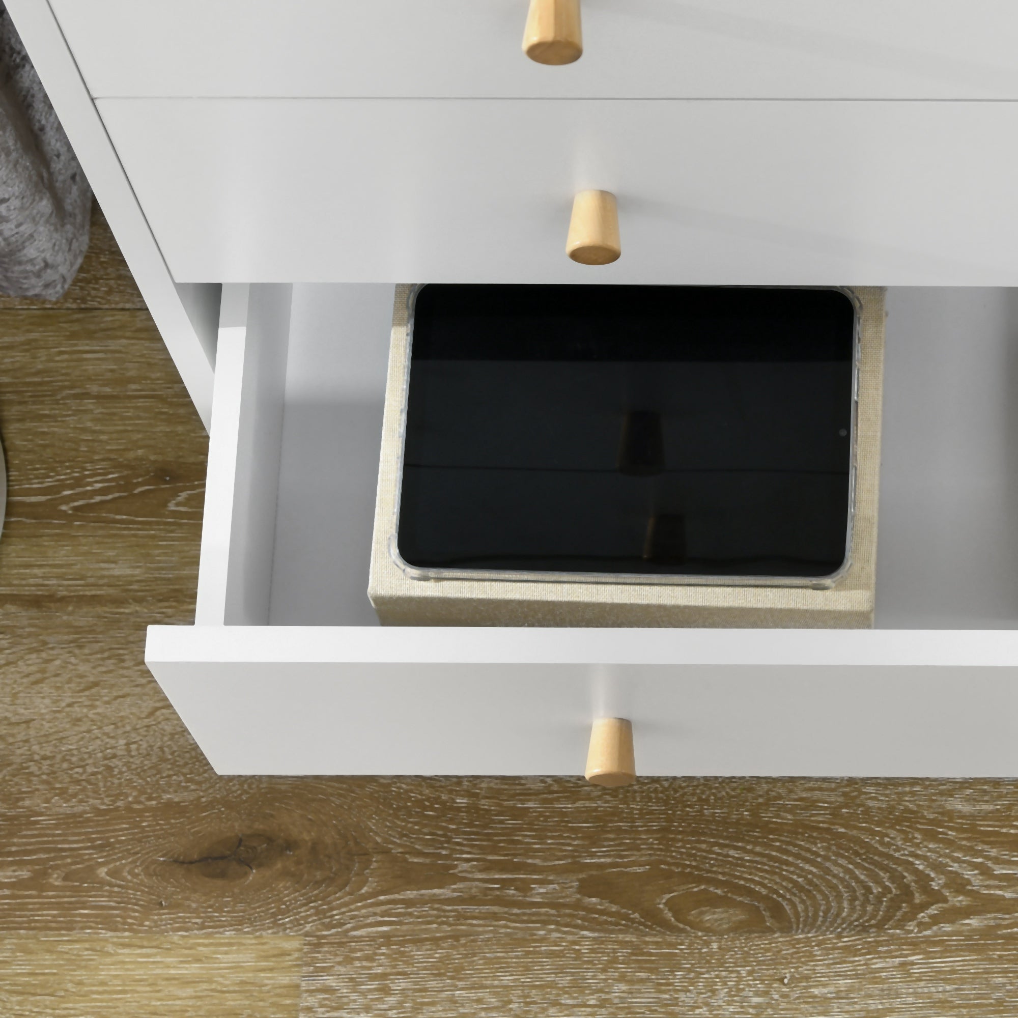 Commode Panneaux de particules HOMCOM - 8