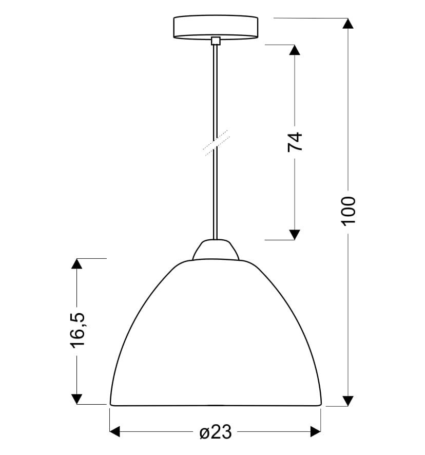 Lampa sufitowa Braid biała 1xE27x60W wym: 100 x 23 x 23 cm sznurek / sizal Candellux - 2
