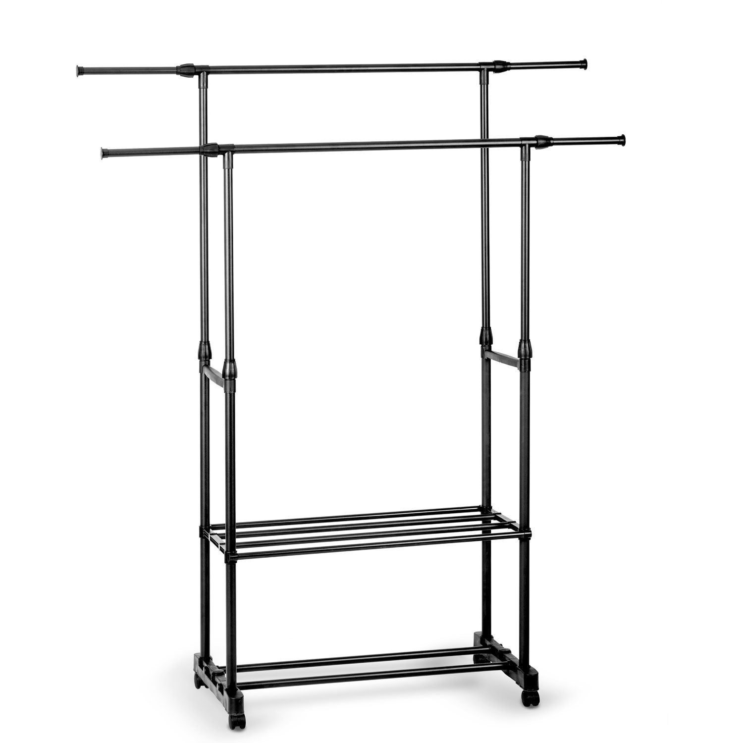 Cintre sur Pied Massido 686200 Noir avec Roues - 3