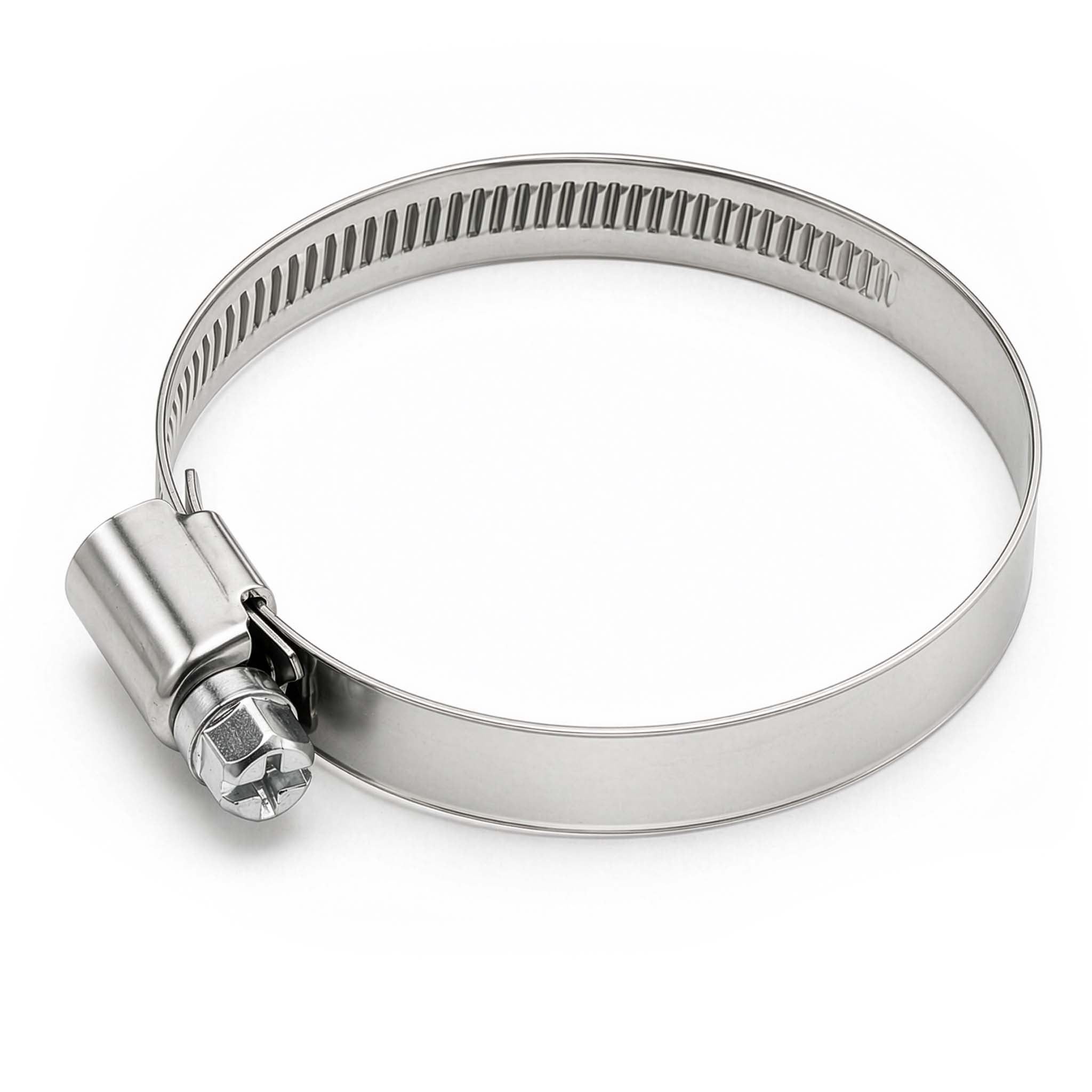 Collier de serrage à crémaillère - Acier inox W4 - Largeur 9 mm - Plage 35-50 mm - pour Fixation Tuyaux Flexibles Stables Wiltec - 8