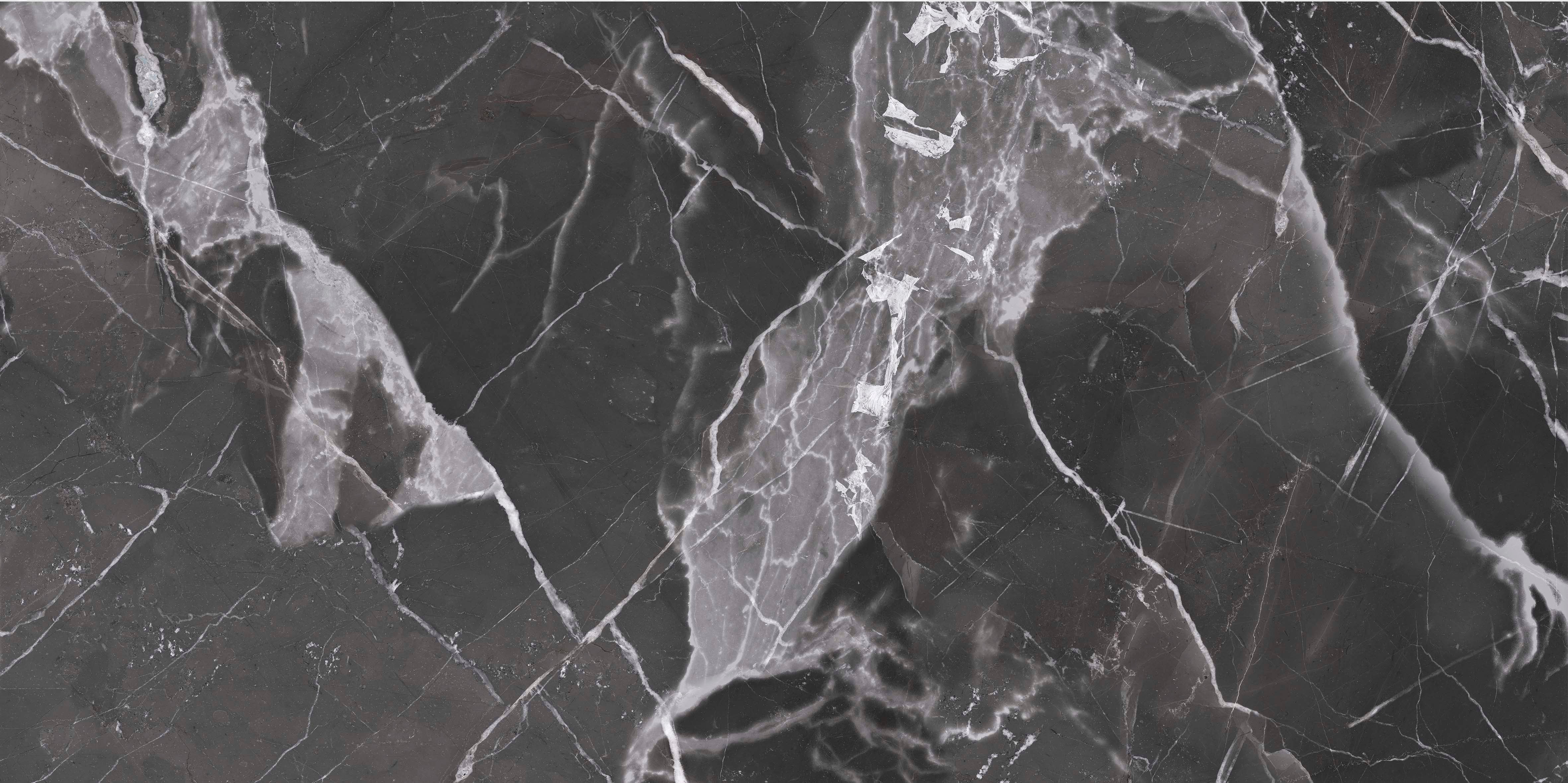 Carrelage sol/mur effet marbre gris foncé BLACK CALACATTA l.120 x L.60 cm MAJORCA TIFFANY - 5
