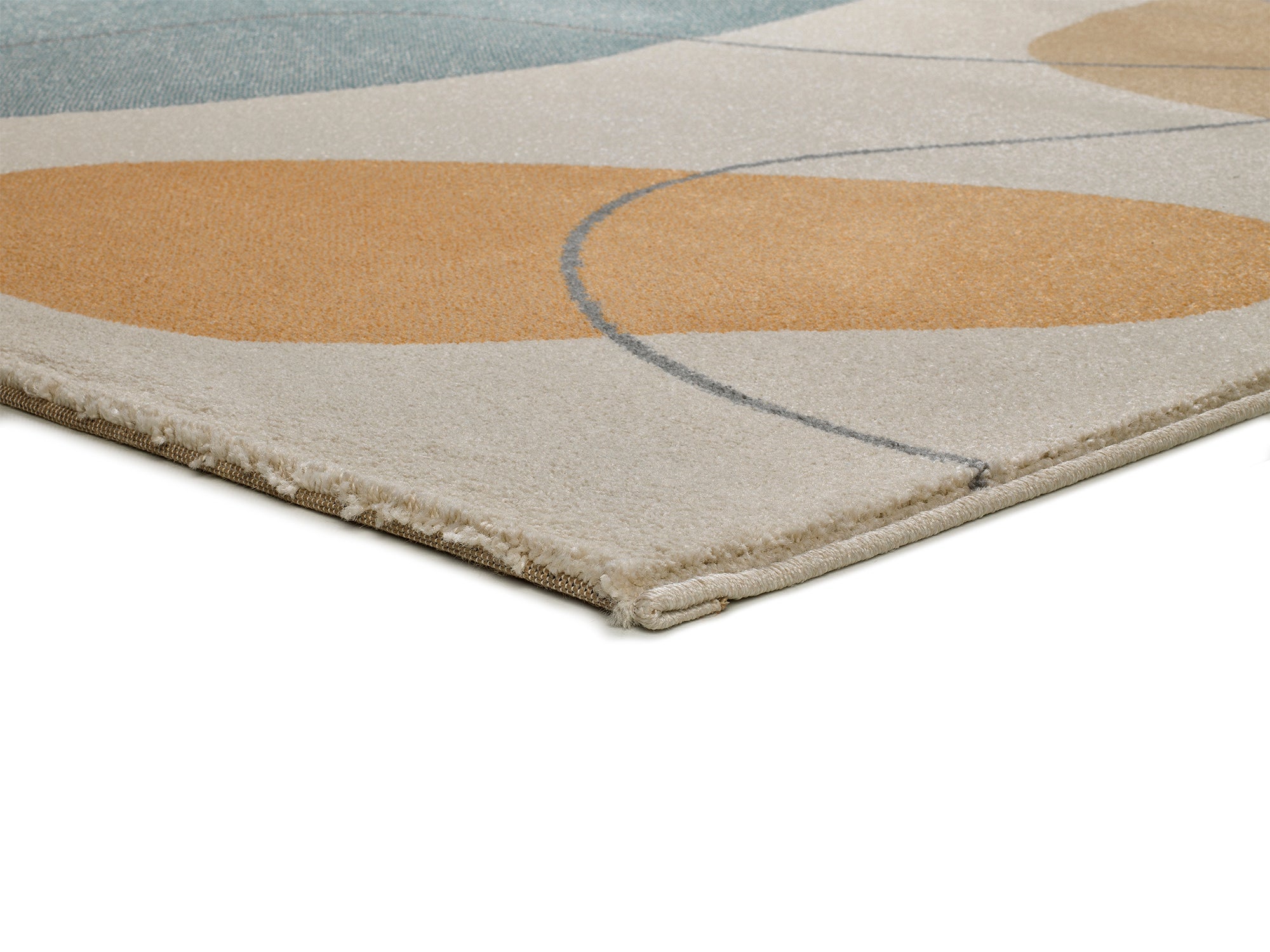 Tapis intérieur multicolore rectangulaire l.140 x L.200 cm NEW YORK formes organiques - ATTICGO - 3