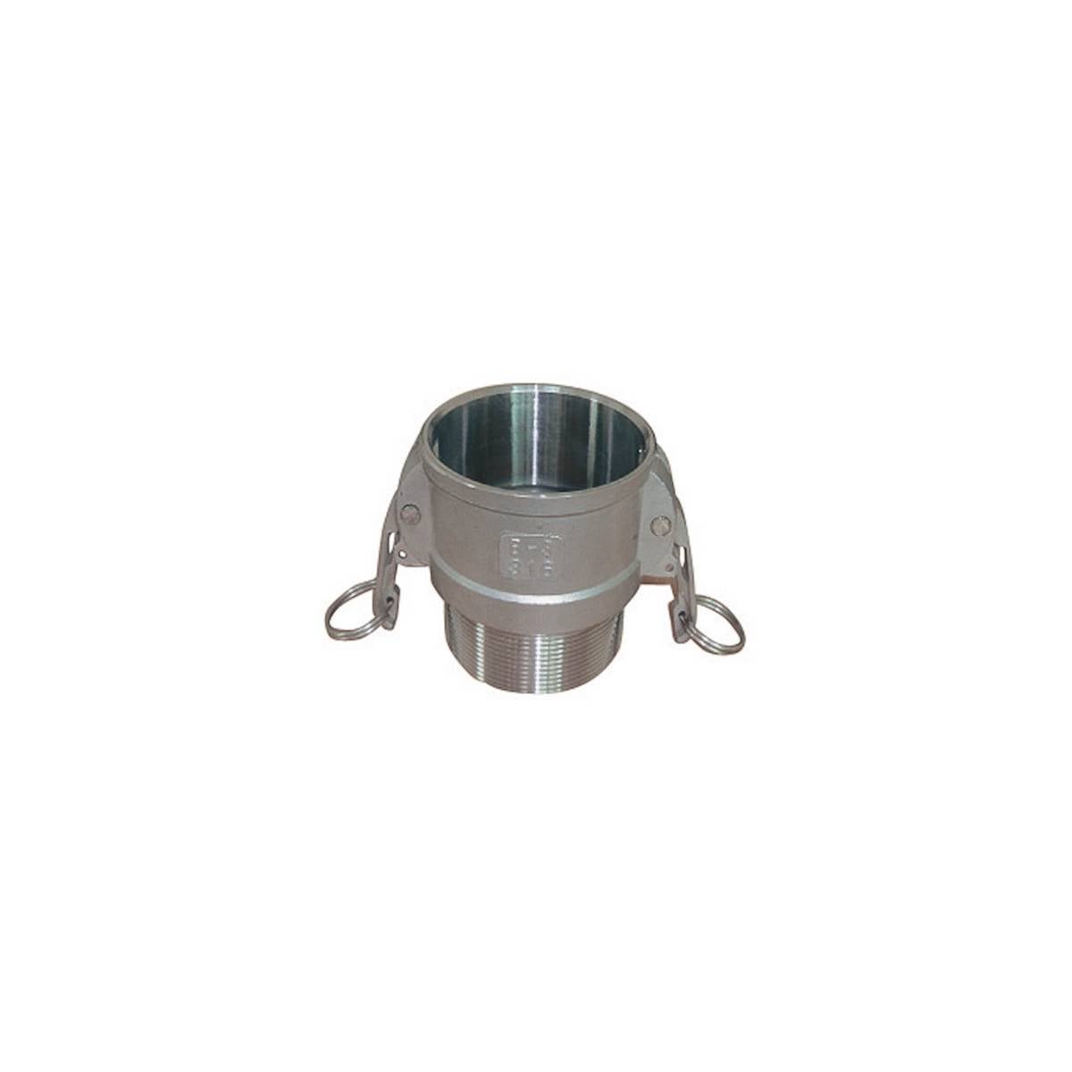 Raccord Camlock femelle - embout fileté male en aluminium - Type B - Ø ...