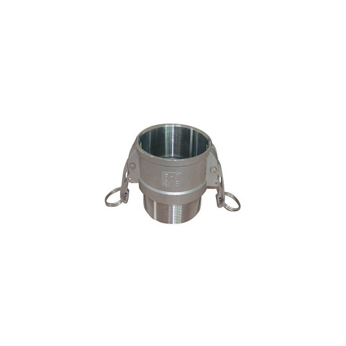 Raccord Camlock femelle - embout fileté male en aluminium - Type B - Ø ...